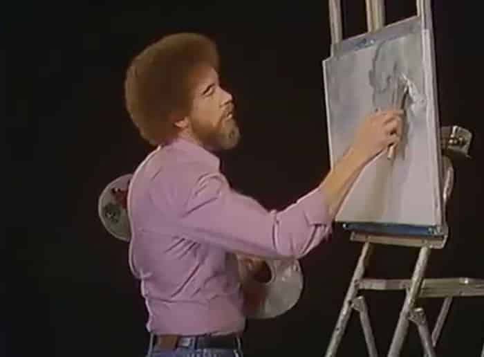 Man Thinks He Can’t Paint Because He’s Colorblind, Bob Ross Wholesomely Proves Him Wrong