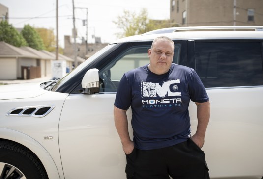 Mike Bussan, an Uber driver, picked up two young men and rushed them to Northwestern Memorial Hospital after they were shot near the Bronzeville neighborhood on April 29, 2021.