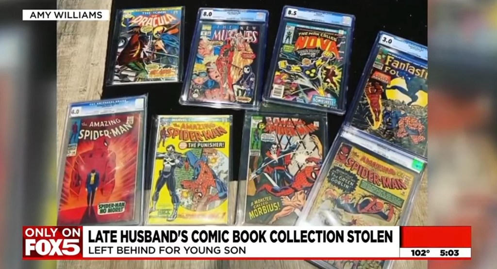 Aside from being rare and kept in pristine conditions, the comic books held an even greater sentimental value to his legacy.