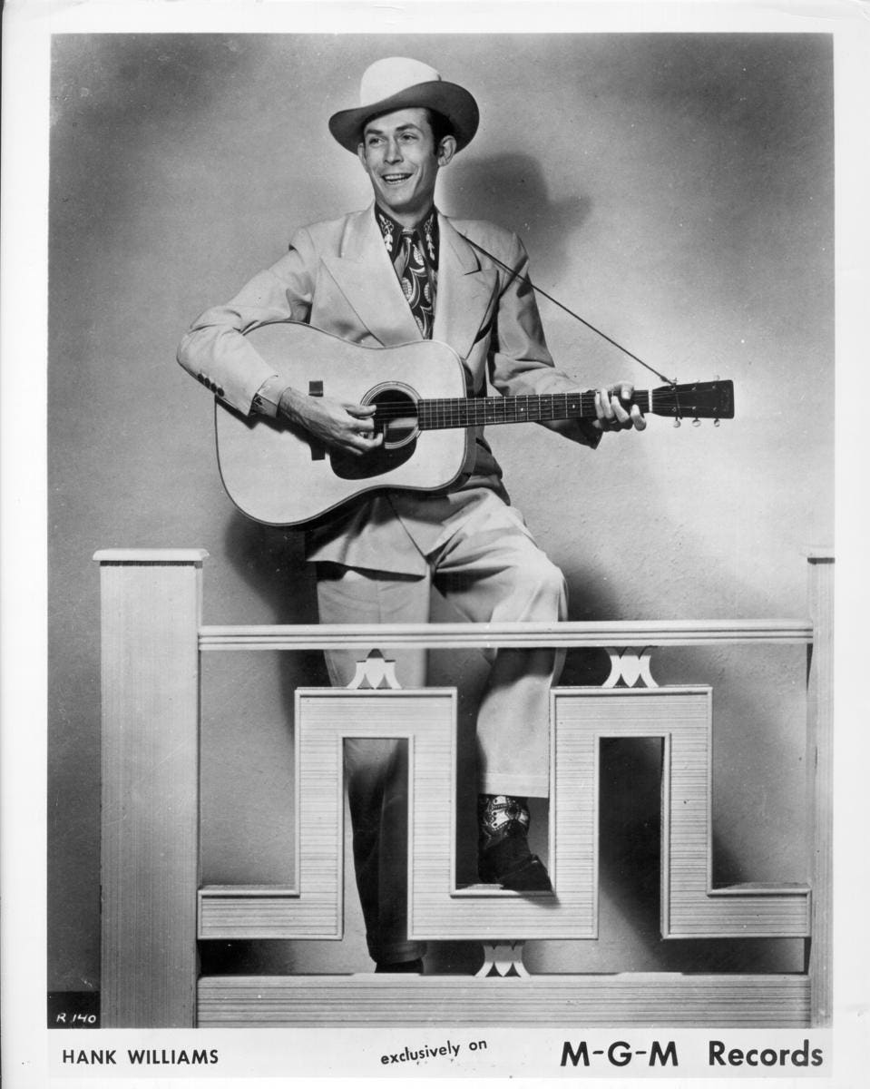 Hank Williams poses for a portrait circa 1948 in Nashville.