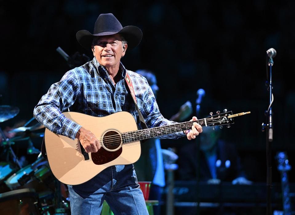 George Strait performs in Las Vegas