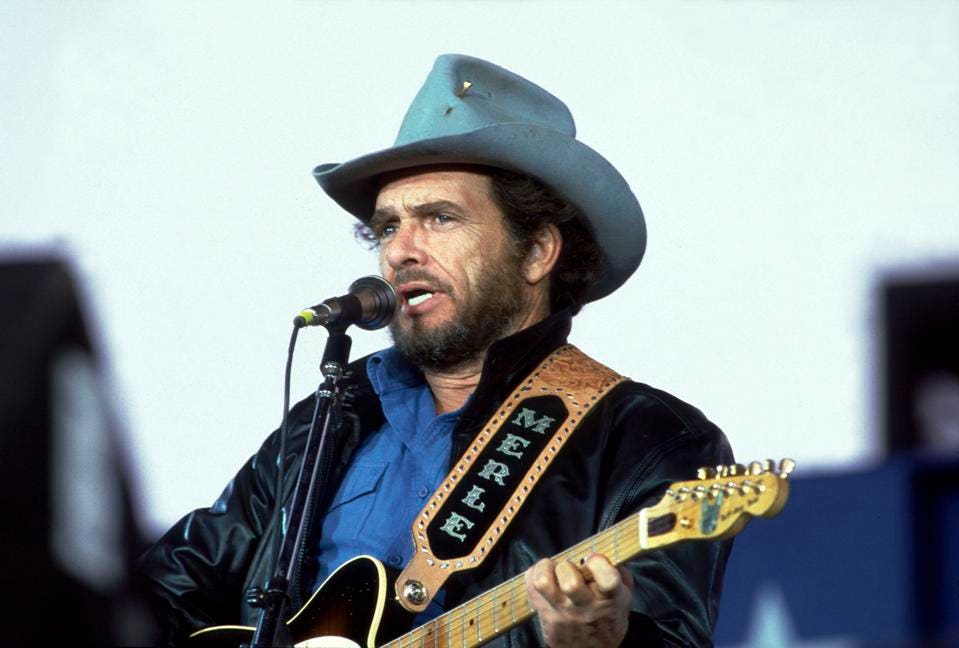 Merle Haggard On Stage